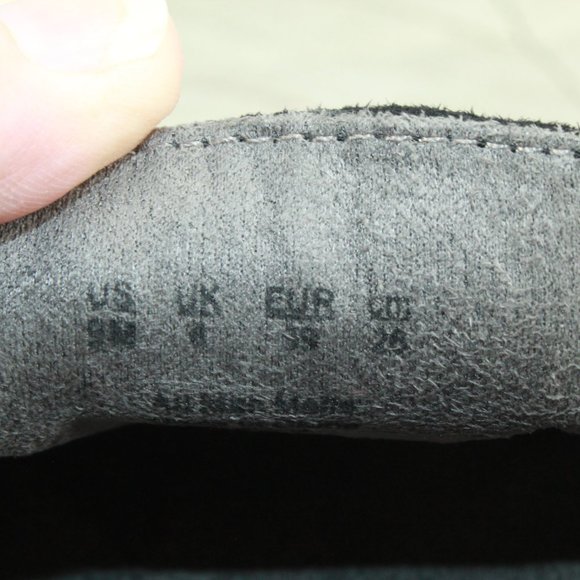 DR. SCHOLLS Black Leather Slides Slip On Flat Loafer Shoes Size 9 M - Picture 8 of 9